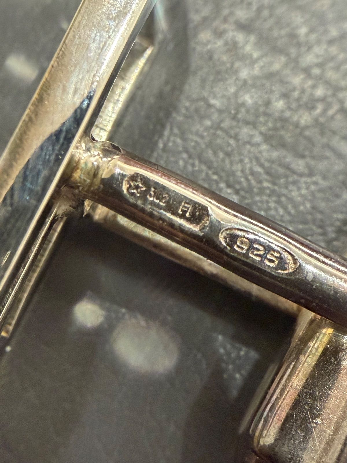 ☆NA04923 大人気！ GUCCI グッチ Gロゴ カフス シルバー 925