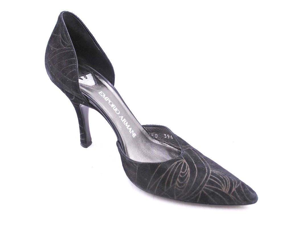 EMPORIO ARMANI エンポリオアルマーニ スウェード セパレート パンプス