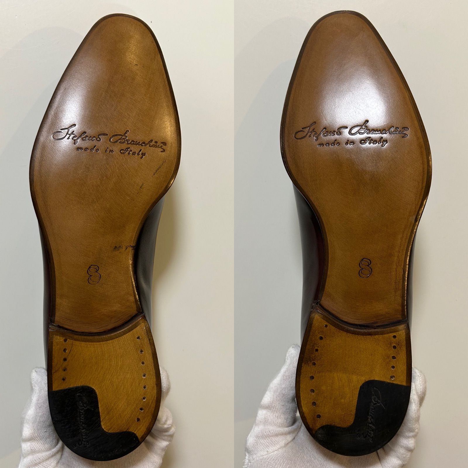 ステファノブランキーニタッセルローファー スリッポンシューズ