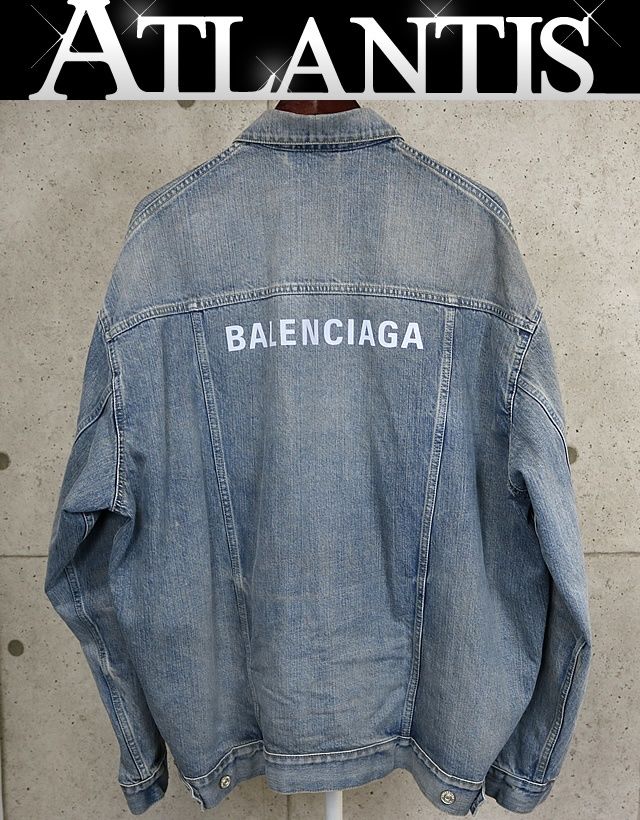 BALENCIAGA 銀座店 バレンシアガ 2023 デニム バッグロゴ プリント