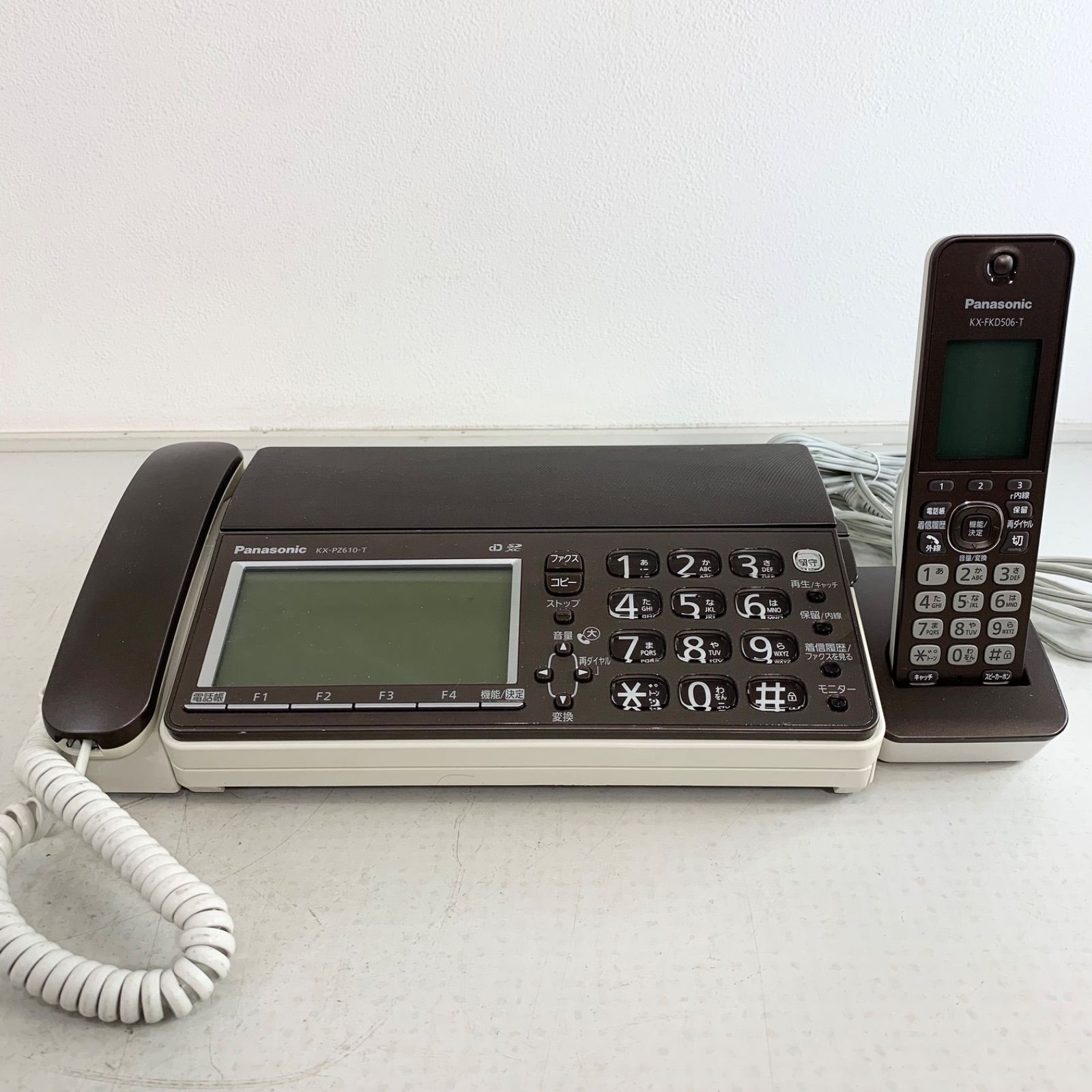子機付き Panasonic KX PZ 610 FAX 電話機 SDカード通話録音対応 ファックス電話おたっくす パナソニック