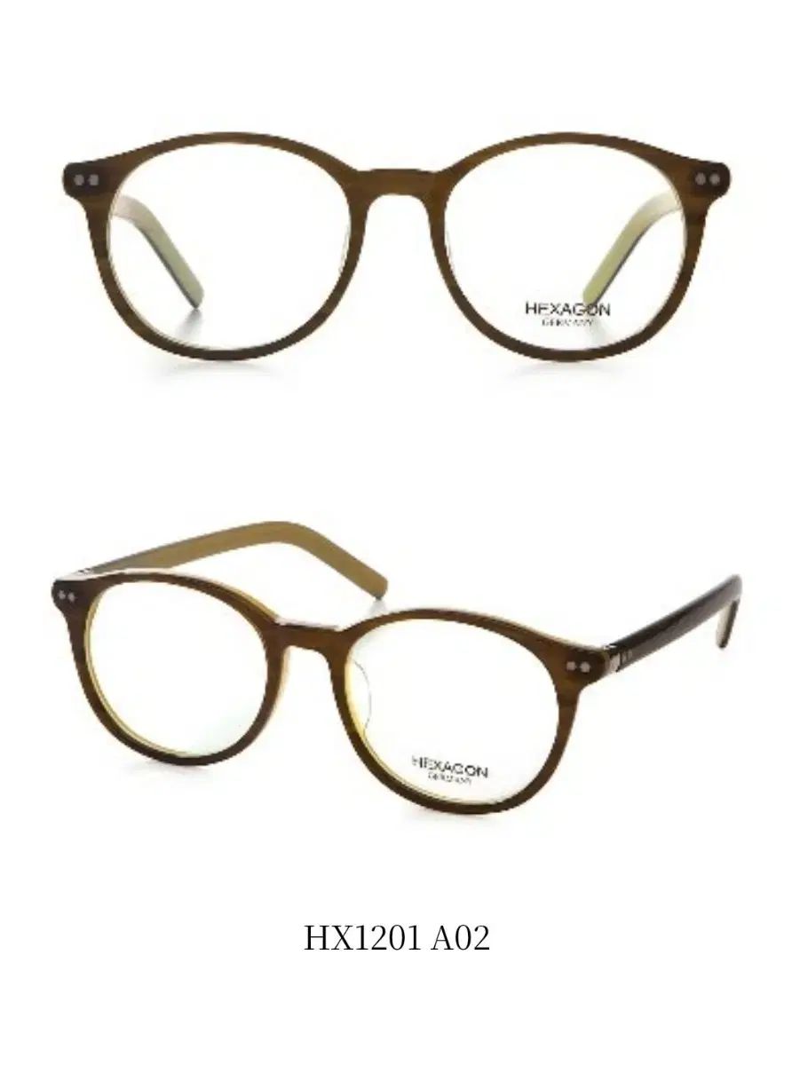 ヘキサゴンメガネ HX 1201 A 02