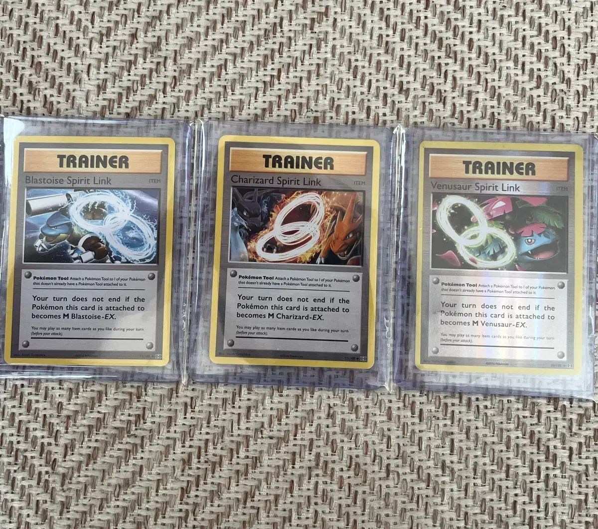 北米版 GO 古代三必須アイテム SOUL RING リザードン カメール フシギバナ ポケモンカード