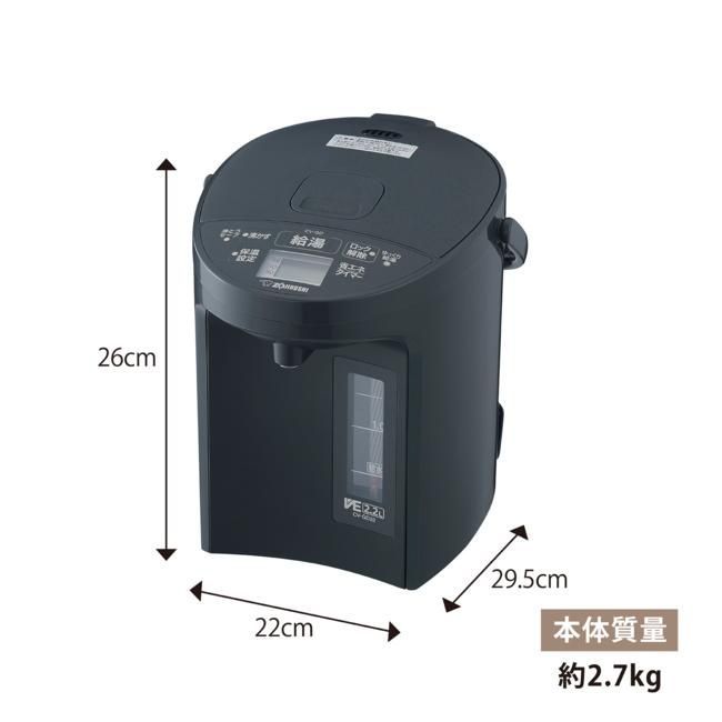 新品】ZOJIRUSHI 象印 マイコン沸とう VE電気まほうびん 優湯生 2.2L