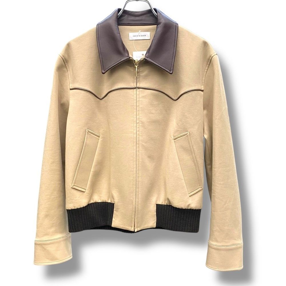 ERNEST W. BAKER 25AW WESTERN HARRINGTON JACKET Sサイズ 46 ベージュ