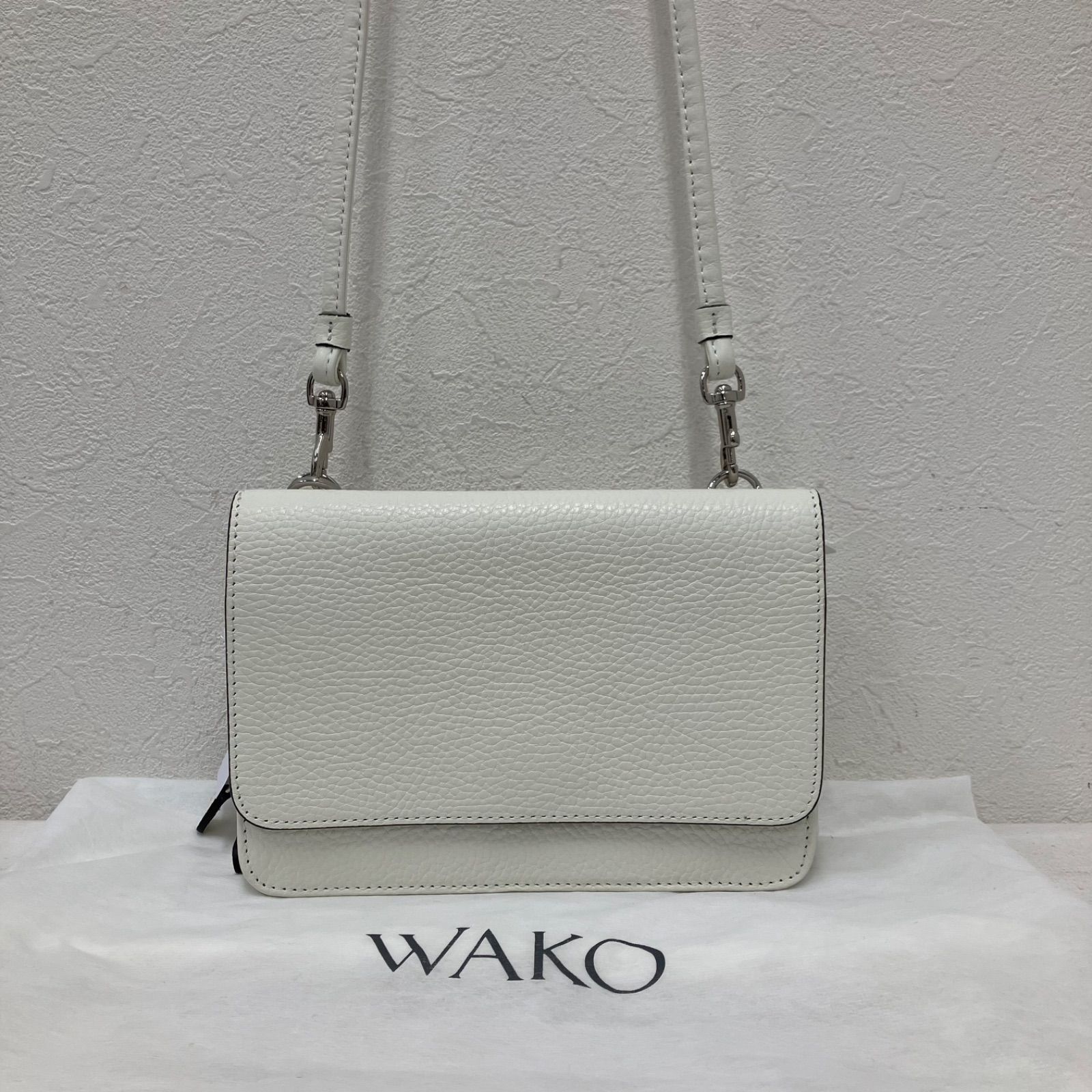 6648 良品 WAKO ワコー 銀座 和光 マルチway お財布ショルダー 