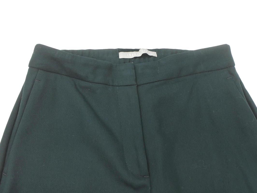 theory luxe セオリーリュクス スラックス パンツ size34/緑