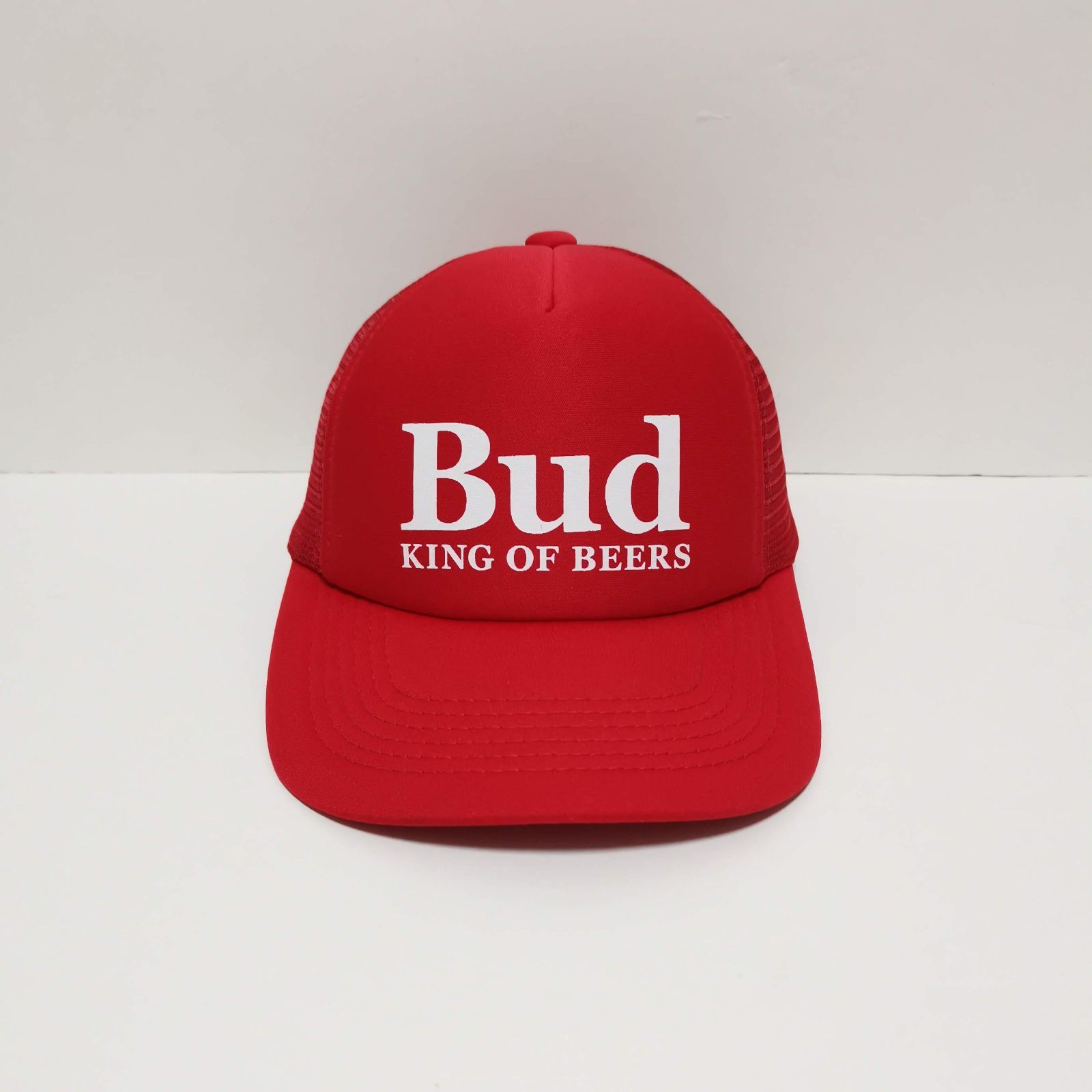 00s バドワイザー Budweiser CAP メッシュ キャップ 赤 USA - メルカリ