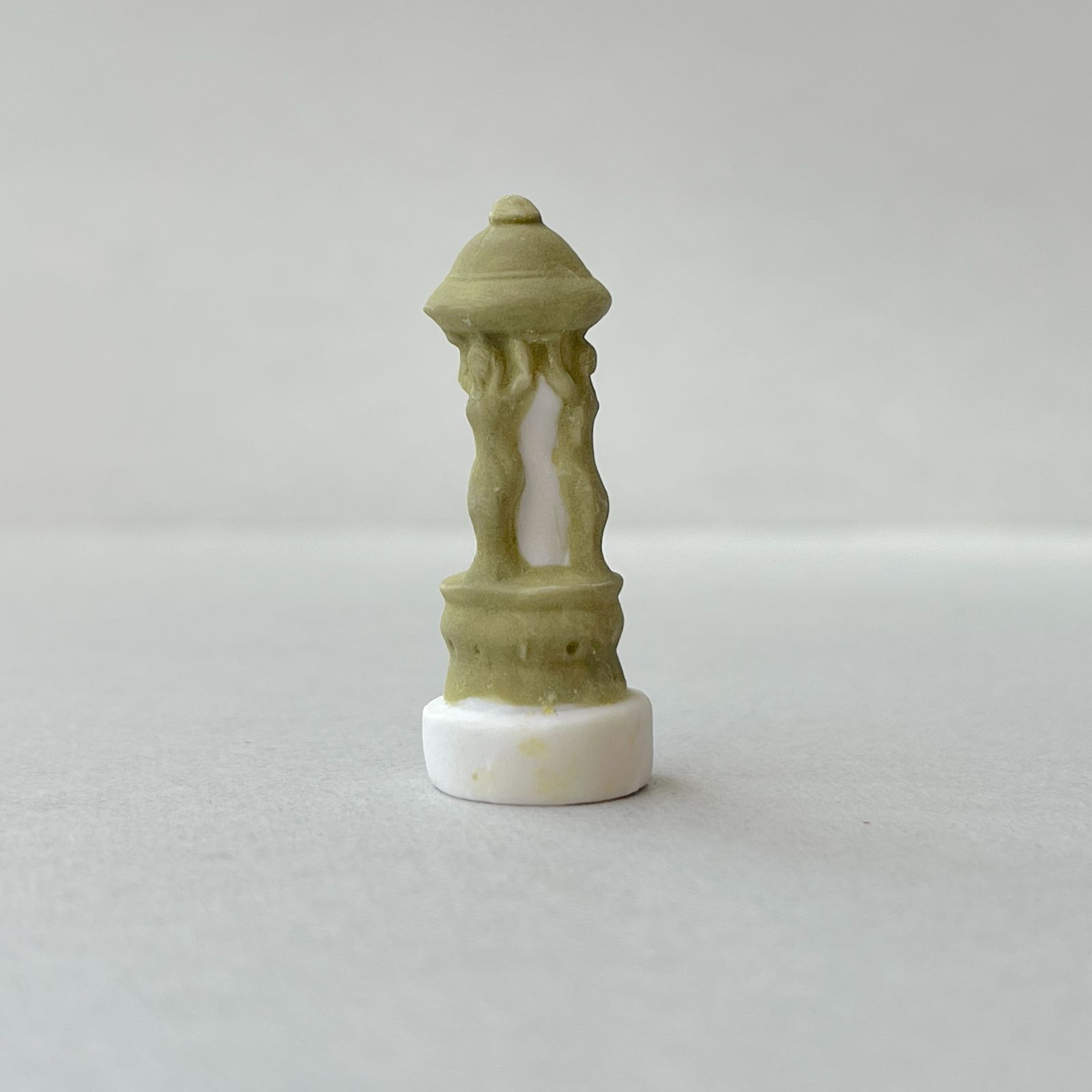 フェーヴ 噴水のコラム 2005年 フランス フェーブ ミニチュア陶器