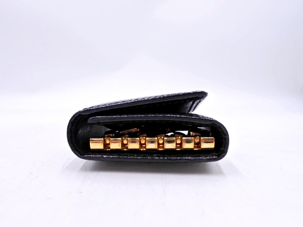 GIANNI VERSACE ジャンニベルサーチ メデューサ 6連 レザー キーケース