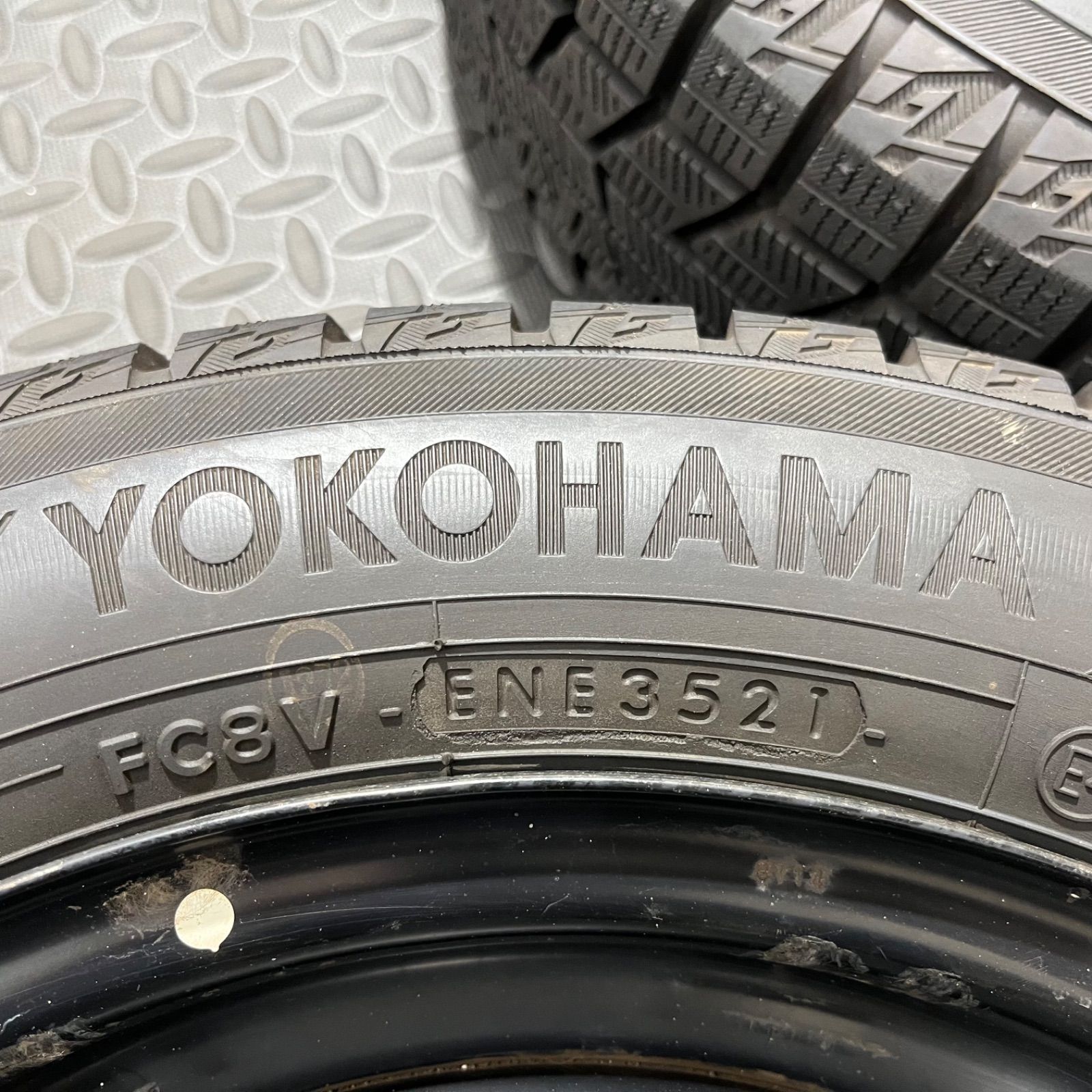 21/22年 155/65R14 YH アイスガードig60 ダイハツ純正アルミ ヨコハマ アイスガードIG60 155/65/14 2021年製 ダイハツ純正アルミ