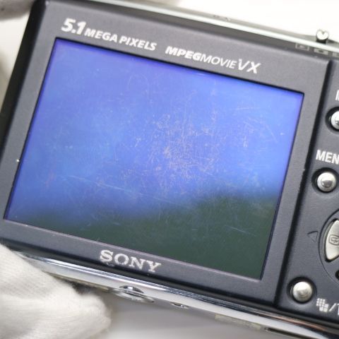 美品 Cyber-shot DSC-T5 ブラック 即日発送 SONY デジカメ デジタル