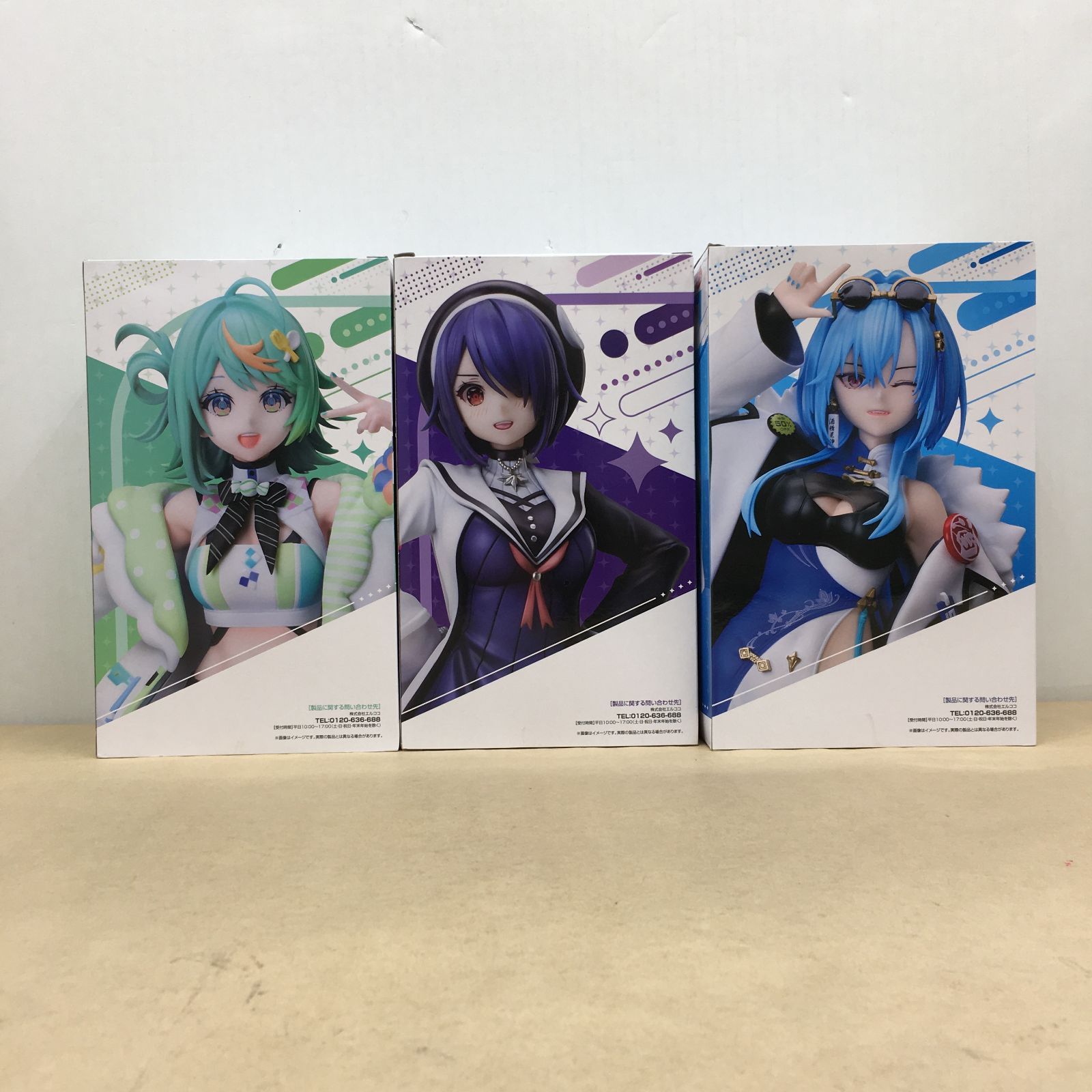 未開封品 あおぎり高校 ぷわぷわぽぷら 音霊魂子 春雨麗女 フィギュア