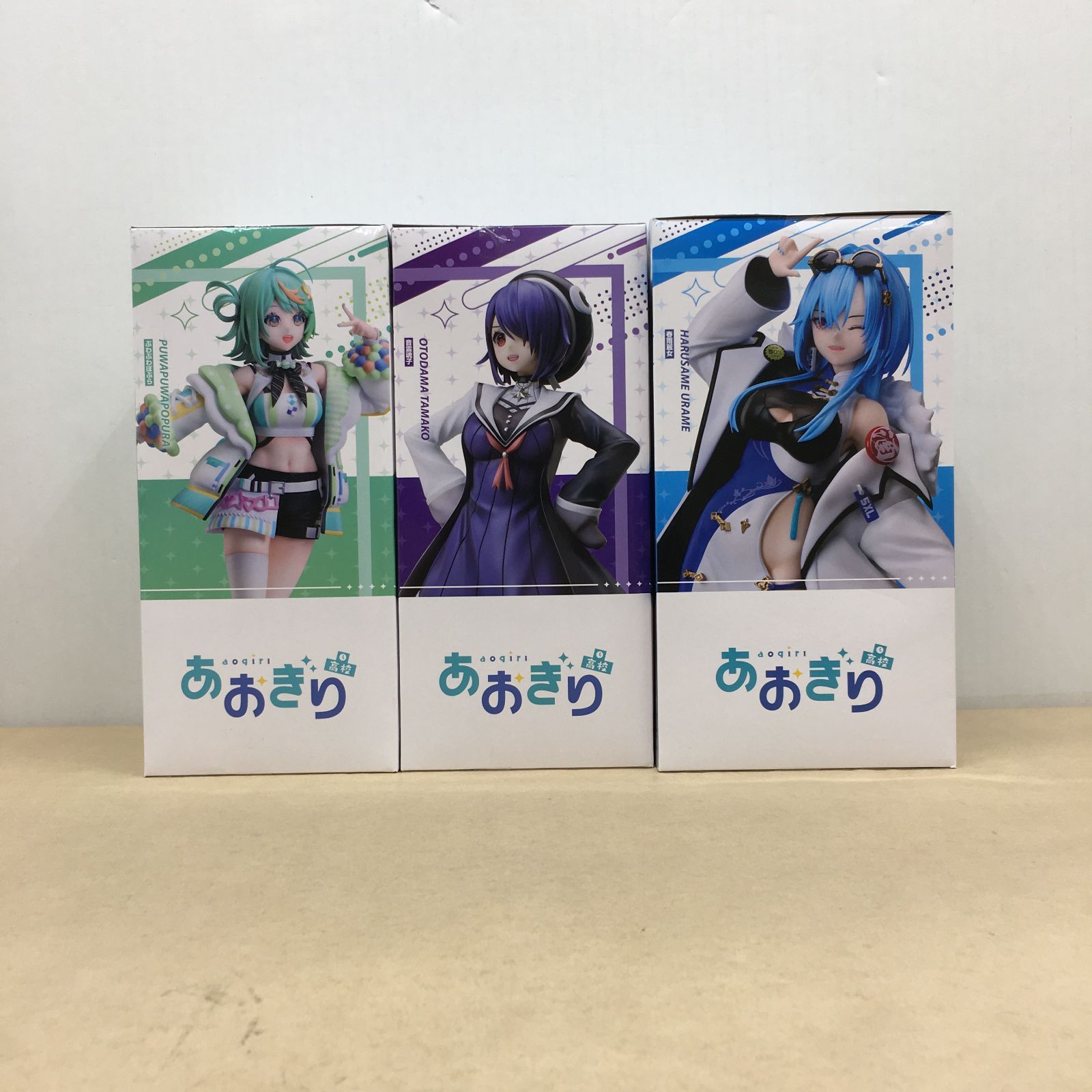 未開封品 あおぎり高校 ぷわぷわぽぷら 音霊魂子 春雨麗女 フィギュア