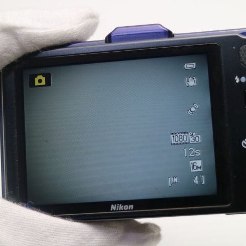 中古 COOLPIX S9300 ブルー 即日発送 デジカメ Nikon デジタルカメラ