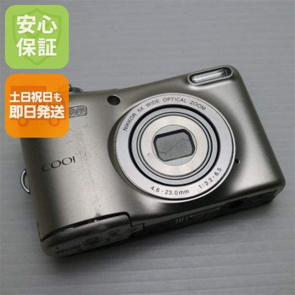 中古 COOLPIX L32 シルバー 即日発送 コンデジ Nikon 本体 土日祝発送