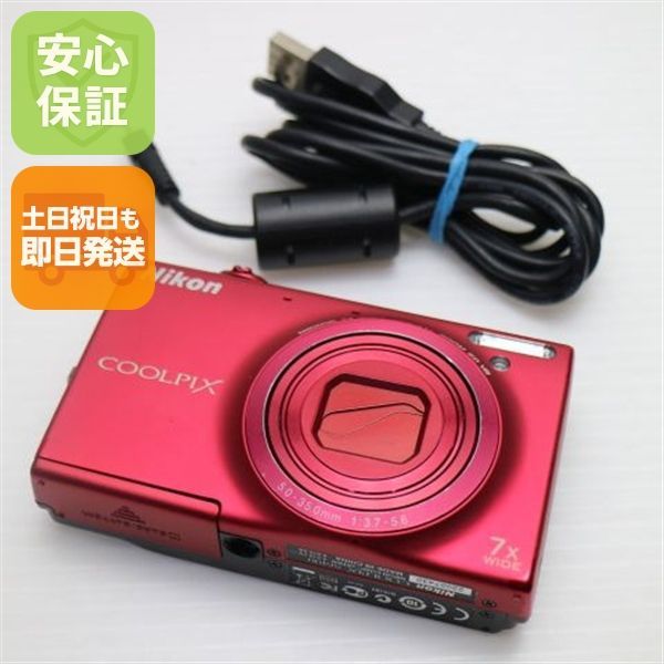 COOLPIX S6100 スーパーレッド 小売業者 即日発送 デジカメ Nikon