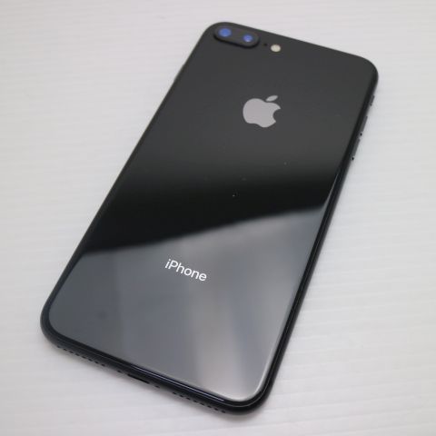 超美品 SIMフリー iPhone8 PLUS 64GB スペースグレイ ブラック 即日