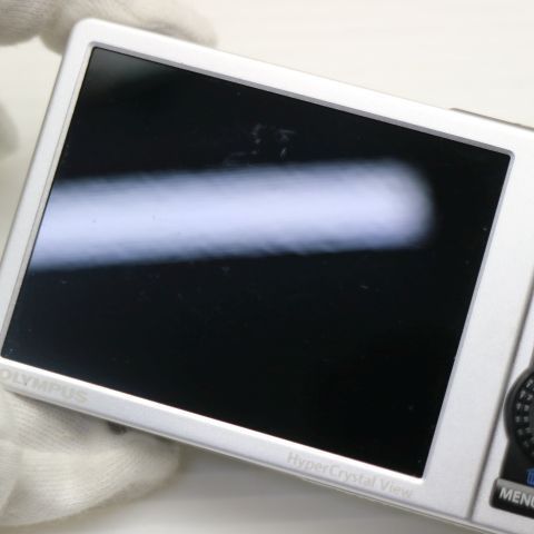 美品 μ-7040 ライトブルー 即日発送 OLYMPUS デジカメ デジタルカメラ