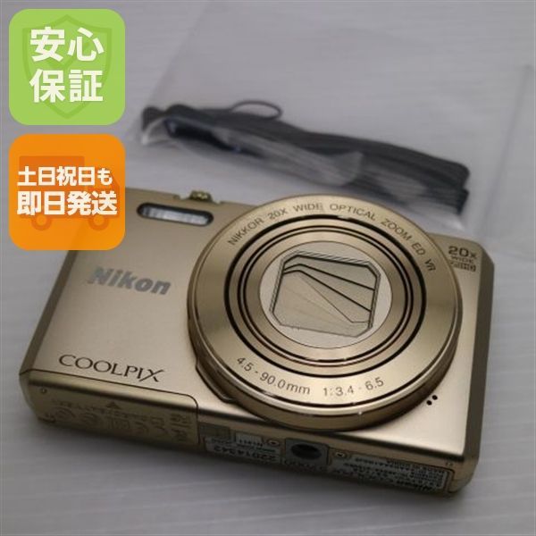 美品 COOLPIX S7000 ゴールド 即日発送 コンデジ Nikon 本体 土日祝