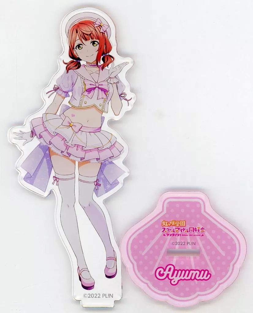 中古】アクリルスタンド・アクリルパネル 上原歩夢 アクリルフィギュア