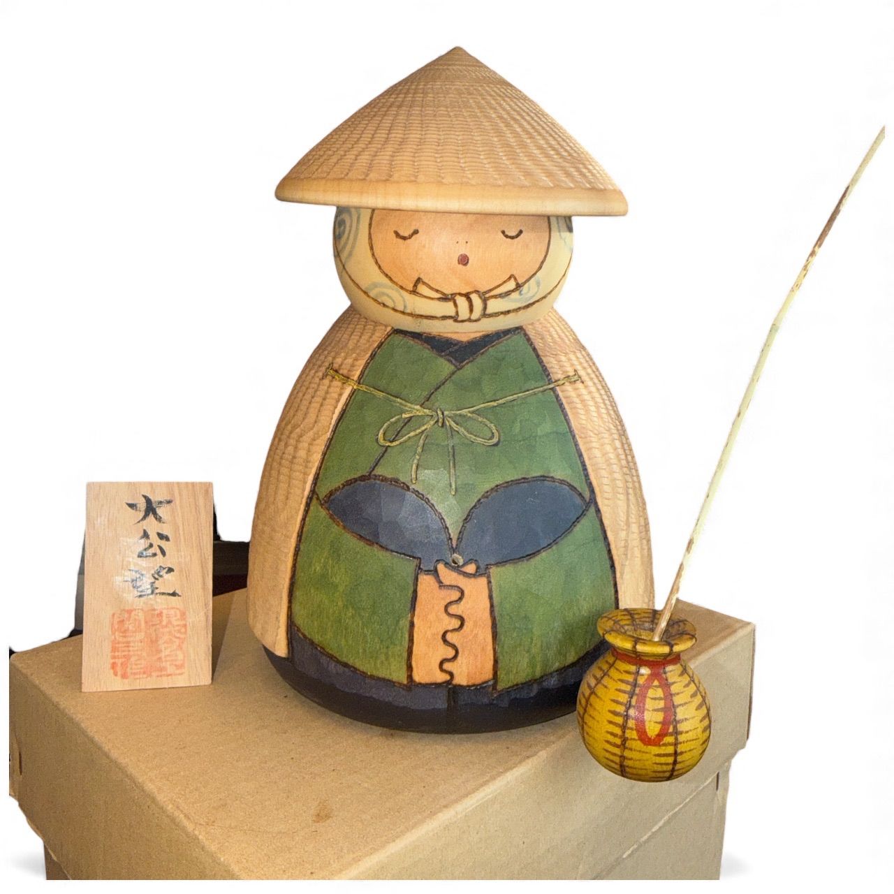 稀少 こけし 関口 三作 Sansaku 創作 kokeshi doll 人形 創作こけし 関口三作 【 太公望 Tikoubou 】 KokeshiDoll - メルカリ