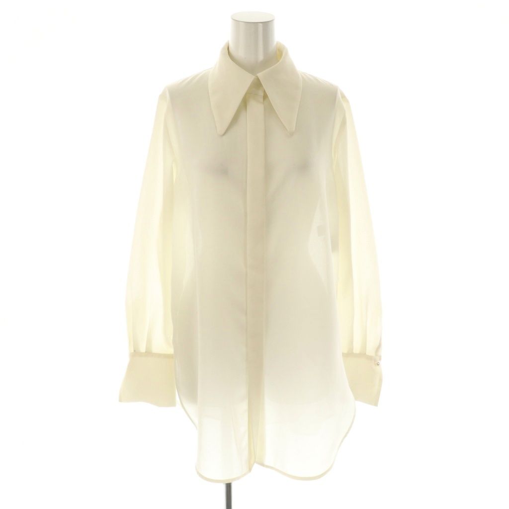 ルルウィルビー Loulou Willoughby 25SS ビッグカラーロングシャツ 2