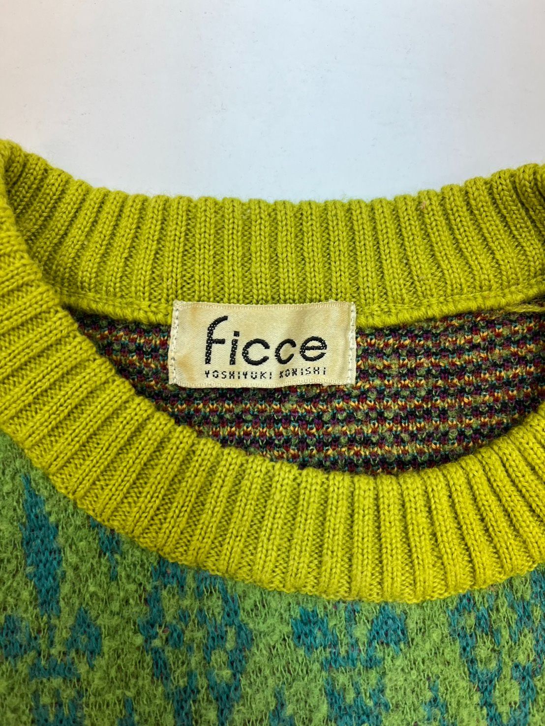 FICCE フィッチェ ニャロメ もーれつア太郎 セーター 90S ニット ドン