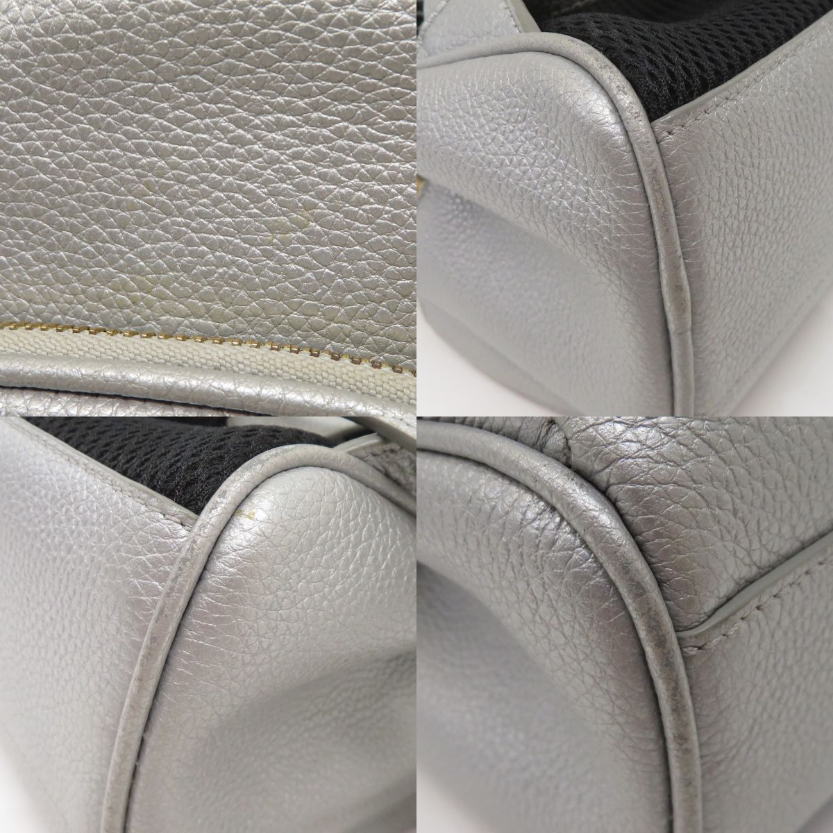 FURLA フルラ フリーダ レザー ミニリュック バックパック シルバー