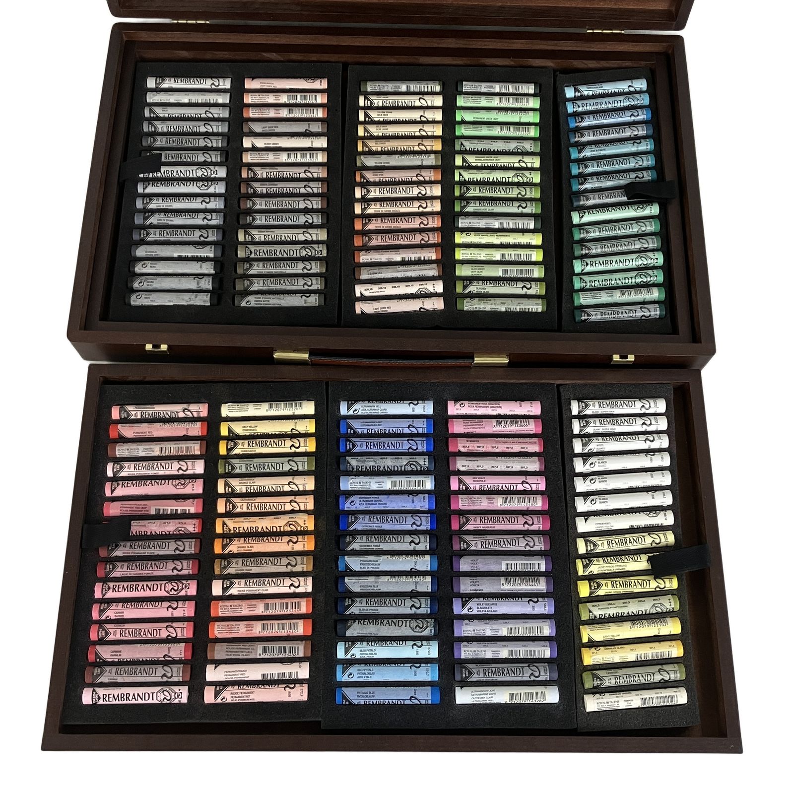 REMBRANDT SOFT PASTELS 144色150本セット 木箱 レンブラント ソフトパステル クレヨン Y10655991