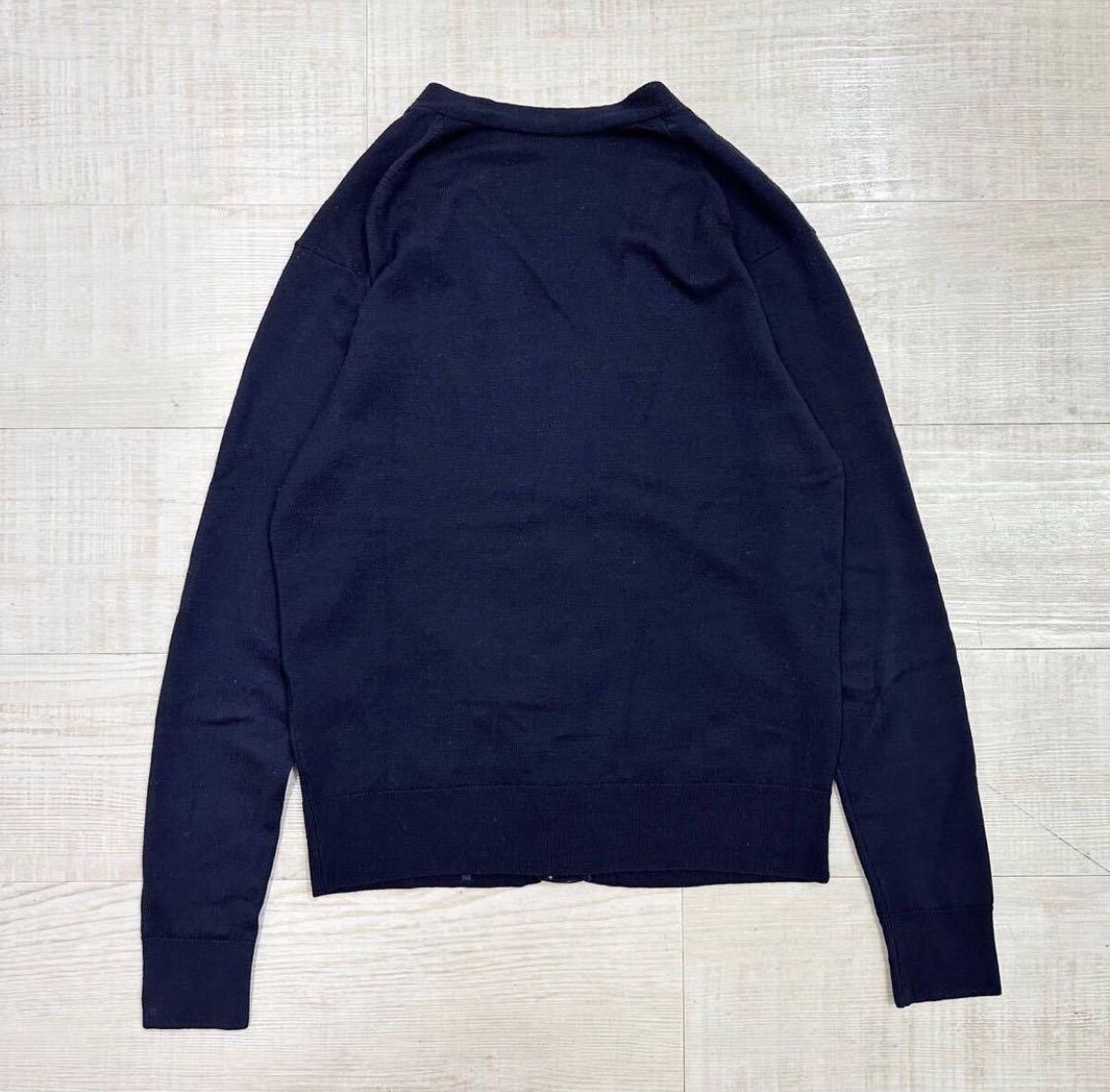 定番 MAISON KITSUNE メゾン キツネ トリコロール ワンポイント ウール