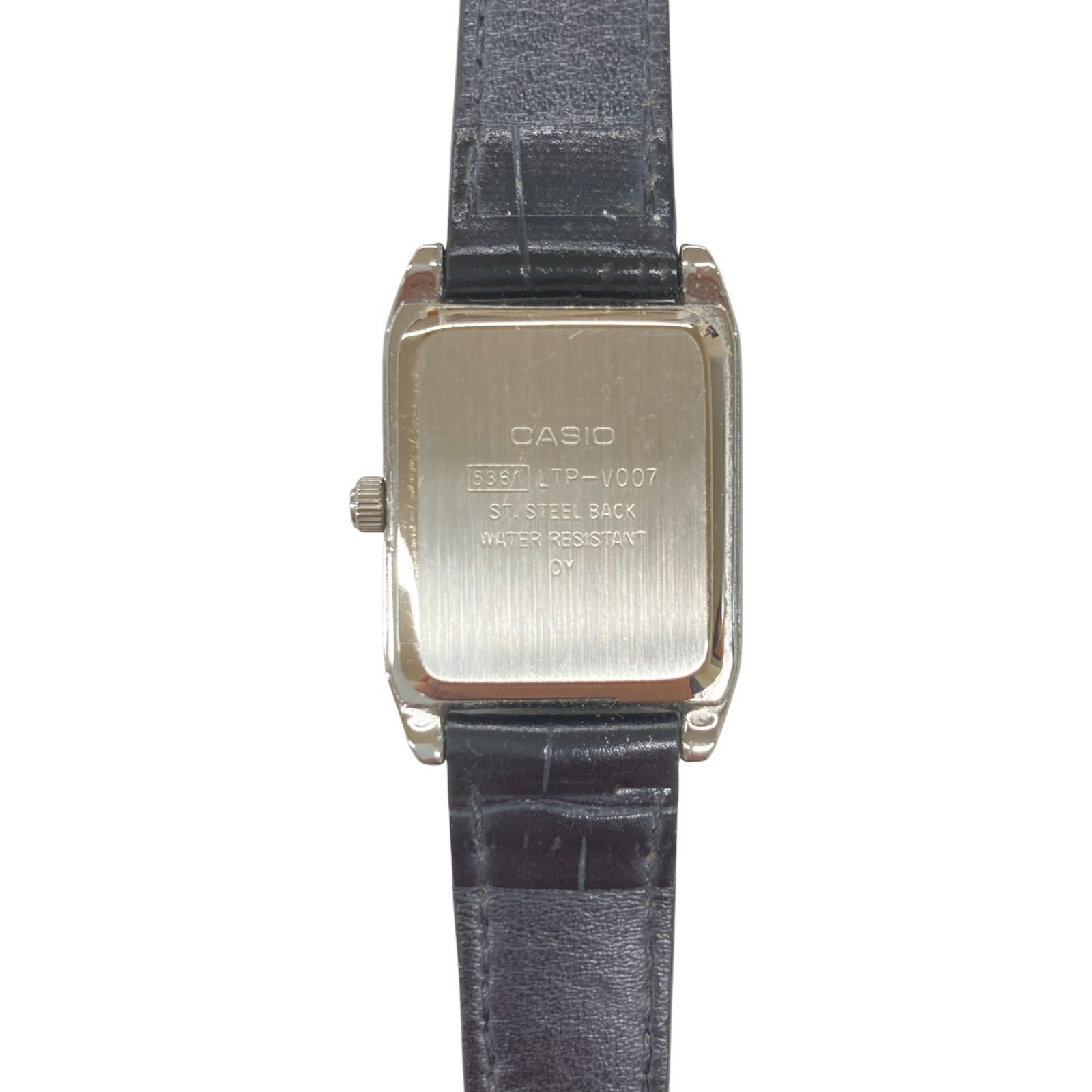 CASIO カシオ ブラック・シルバー 腕時計(アナログ) 手巻き時計 - メルカリ