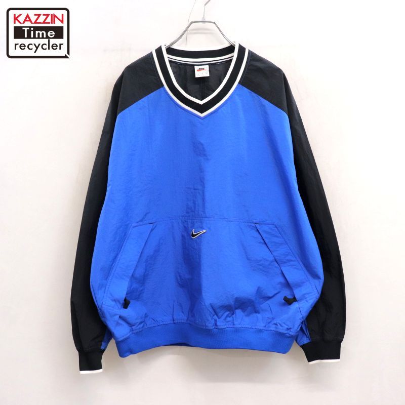 90s vintage NIKE センタースウォッシュ Vネック プルオーバー