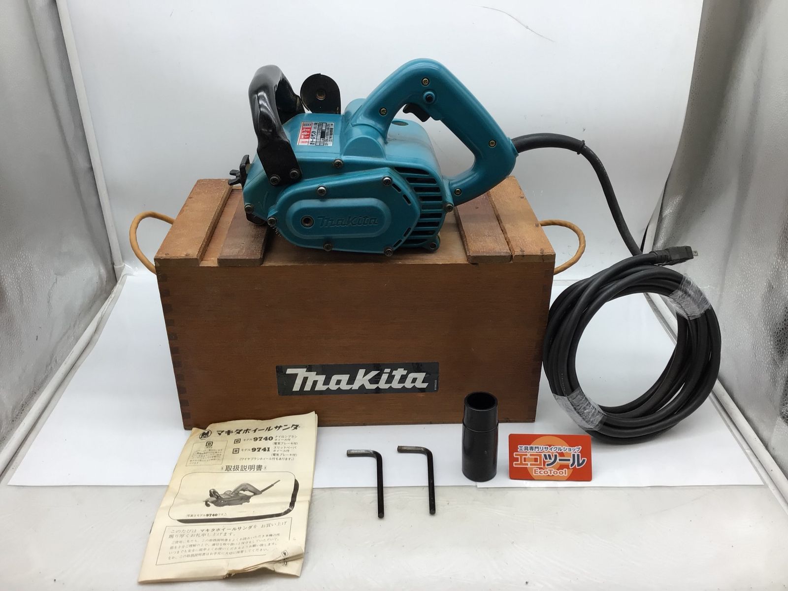品 Makita マキタ 120 mmホイールサンダ 9740 エコツー M 02