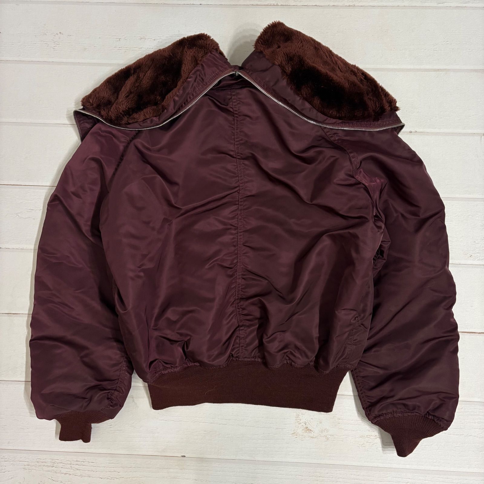 avirex N-2B flight jacket fur Burgundy N-2B フライトジャケット