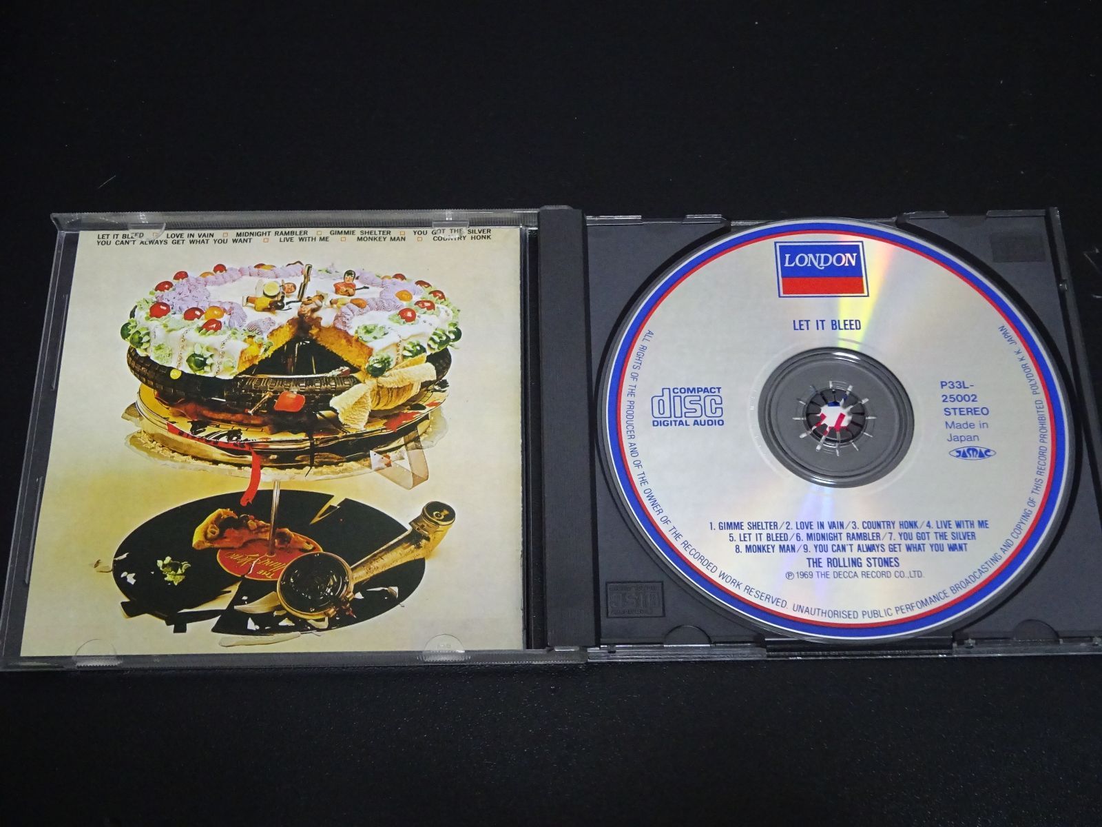 日本盤初回CD！ The Rolling Stones 「Let It Bleed」 P33L-25002 