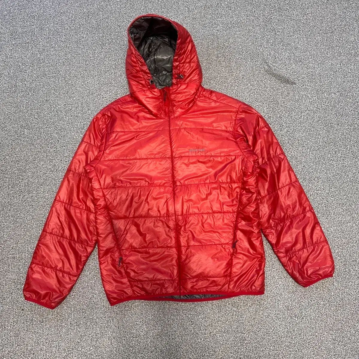 mont-bell(モンベル) 軽量 ダウン フード 配送 レッド モンベル ライト