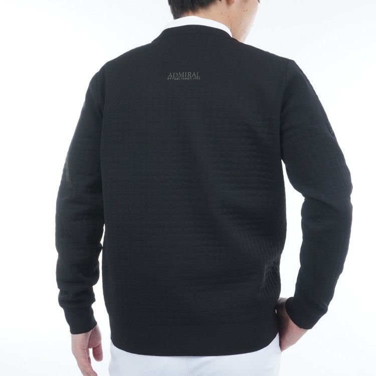 アドミラルゴルフ セーター メンズ 長袖 クルーネック 静電気軽減 軽量
