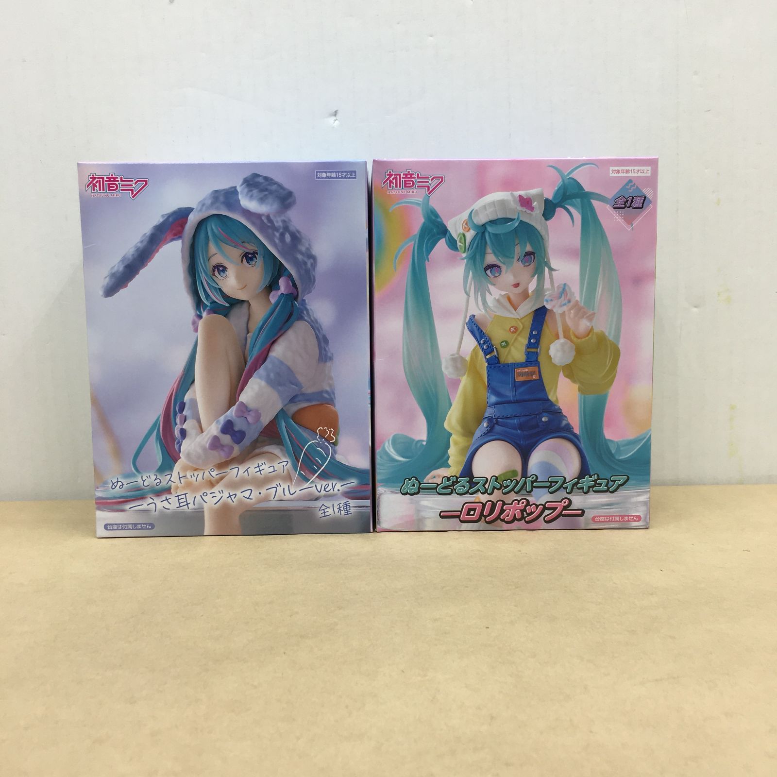 未開封品 初音ミク ぬーどるストッパーフィギュア うさ耳パジャマ