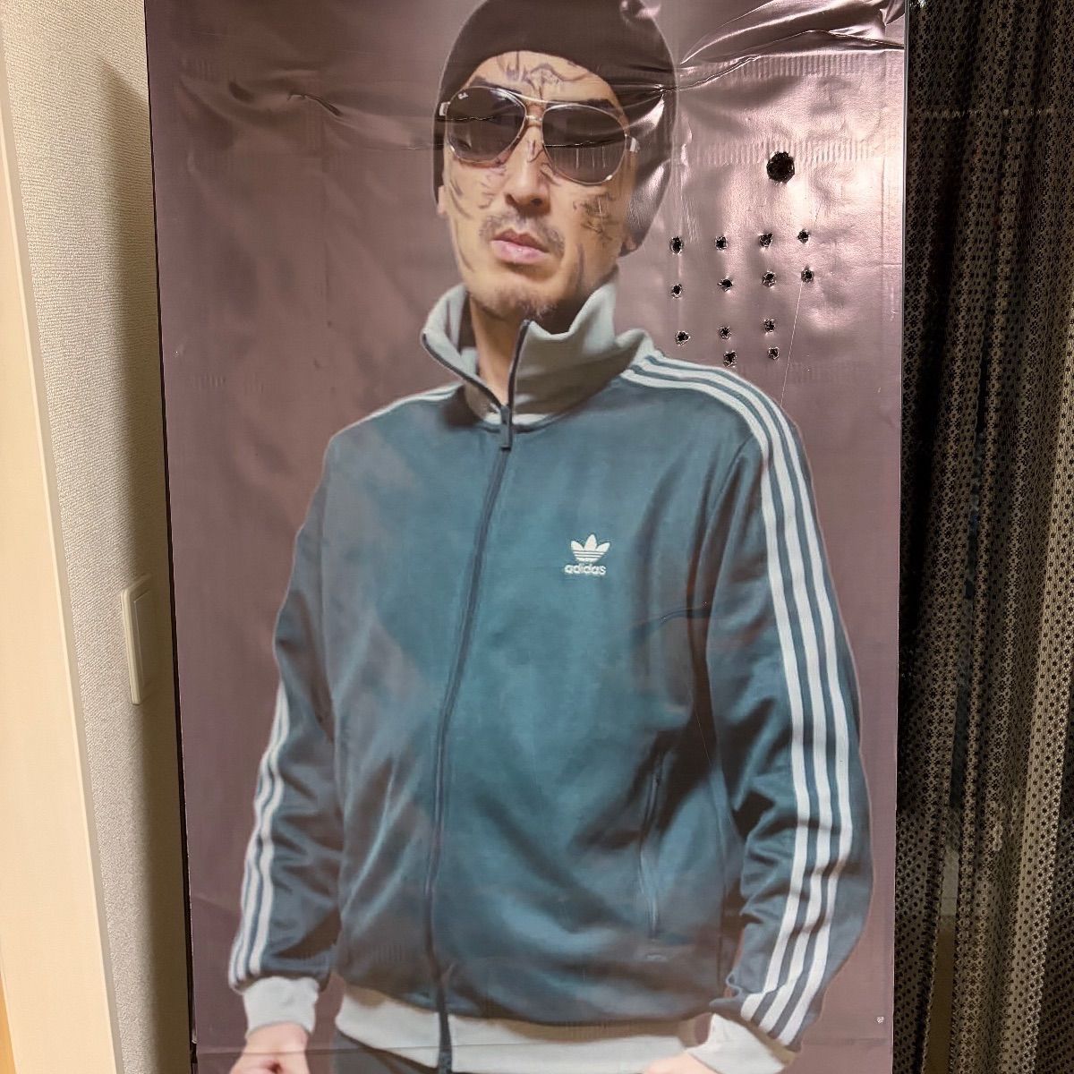 瓜田純痔ほぼ等身大パネル BreakingDown 18 ブレイキングダウン18 超強運アイテム 運気上昇 開運グッズ