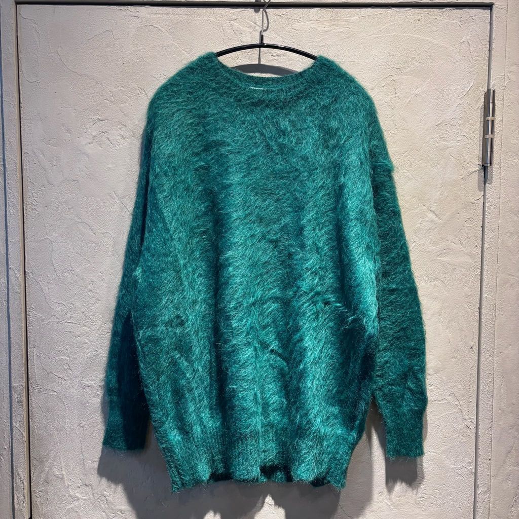 KAPTAIN SUNSHINE モヘア　ニット　38 グリーン　モヘヤ KAPTAIN SUNSHINE キャプテンサンシャイン 22AW Brushed Mohair
