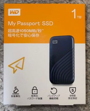 WD ポータブルSSD 1 TB My Passport