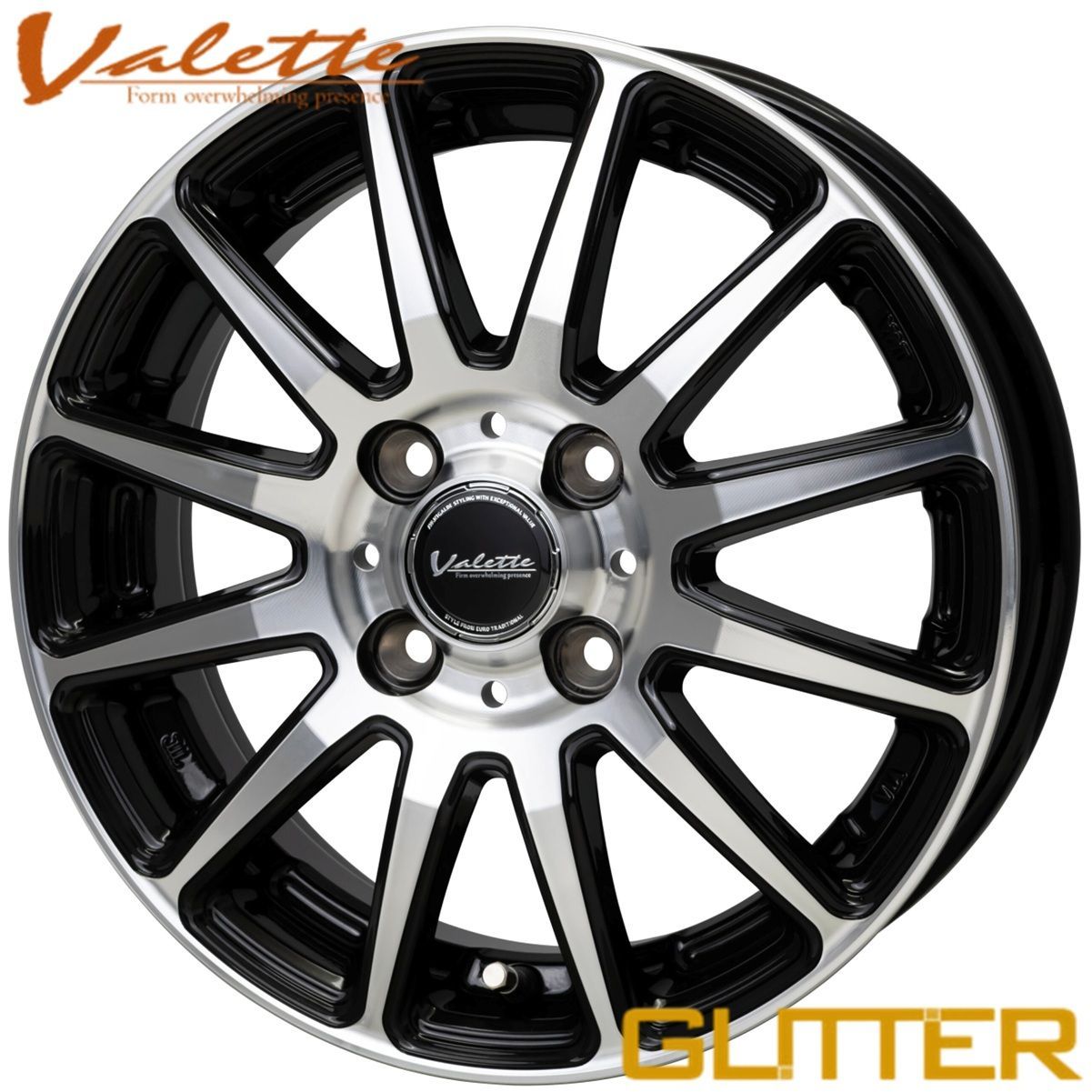 数量 ホットスタッフ ヴァレット グリッター 14 x 4 5 45 H 100 ブラックポリッシュ BK P VG 02 ｘ4本