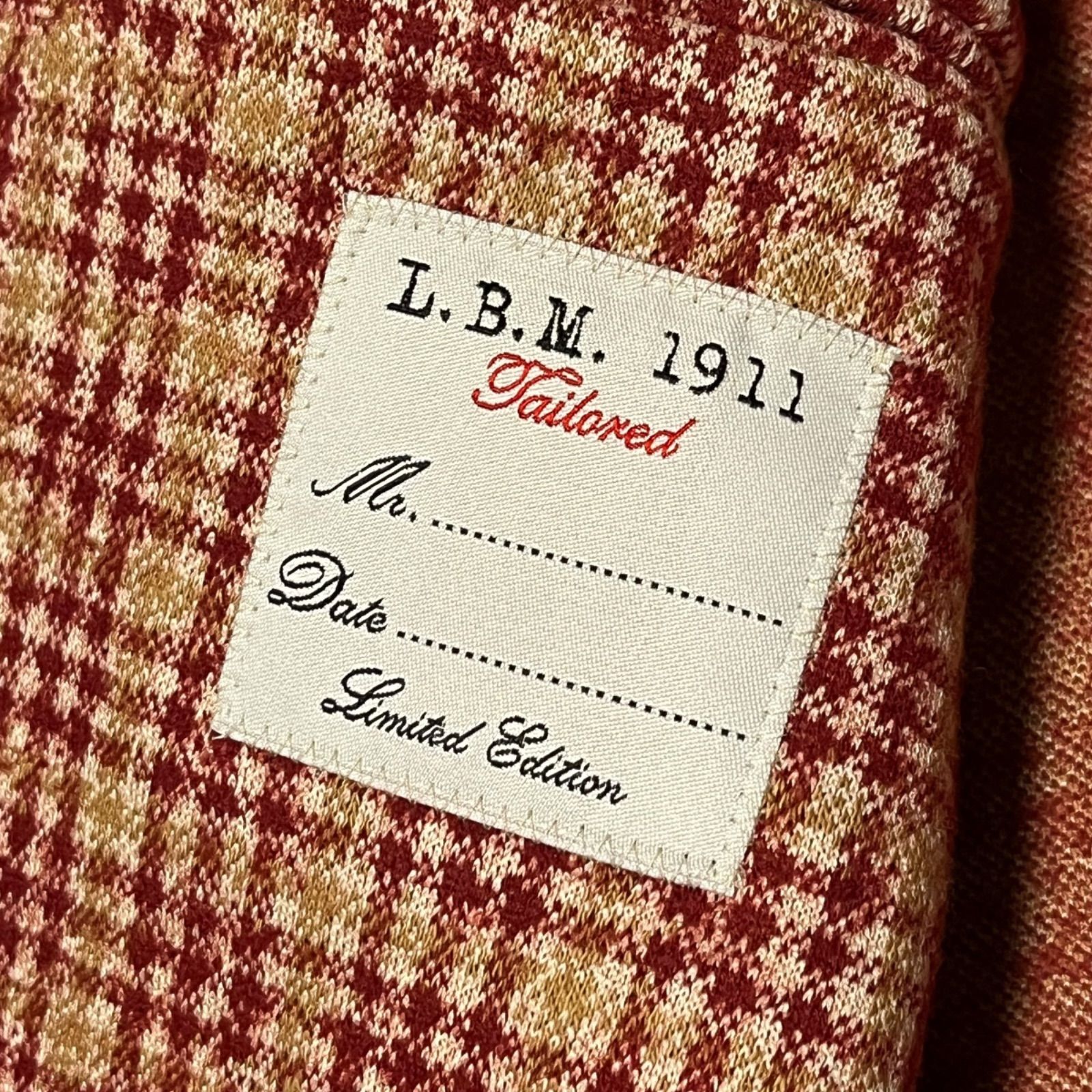 L.B.M.1911 ルビアム Dandy Jacket Limited Edition テーラード