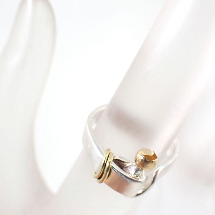 ティファニー 925/750 フック＆アイ リング /8号/j102-33 - メルカリ