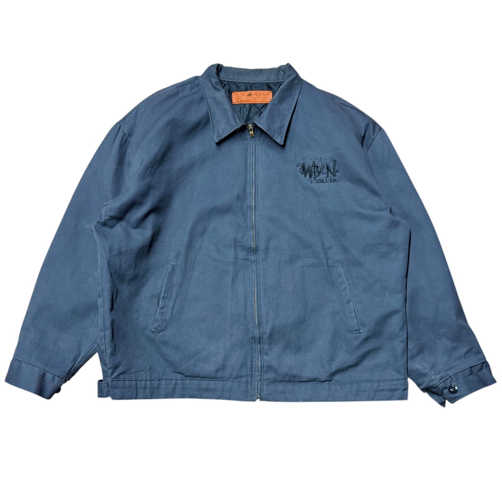 90s USA製 RED KAP レッドキャップ 短丈 ワークジャケット グレー