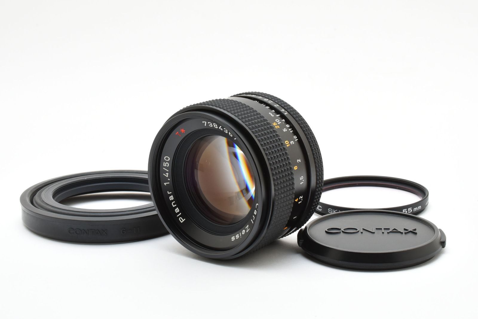 4511 コンタックス Contax Carl Zeiss Planar T 50 mm f 1.4 MMJ マニュアルレンズ