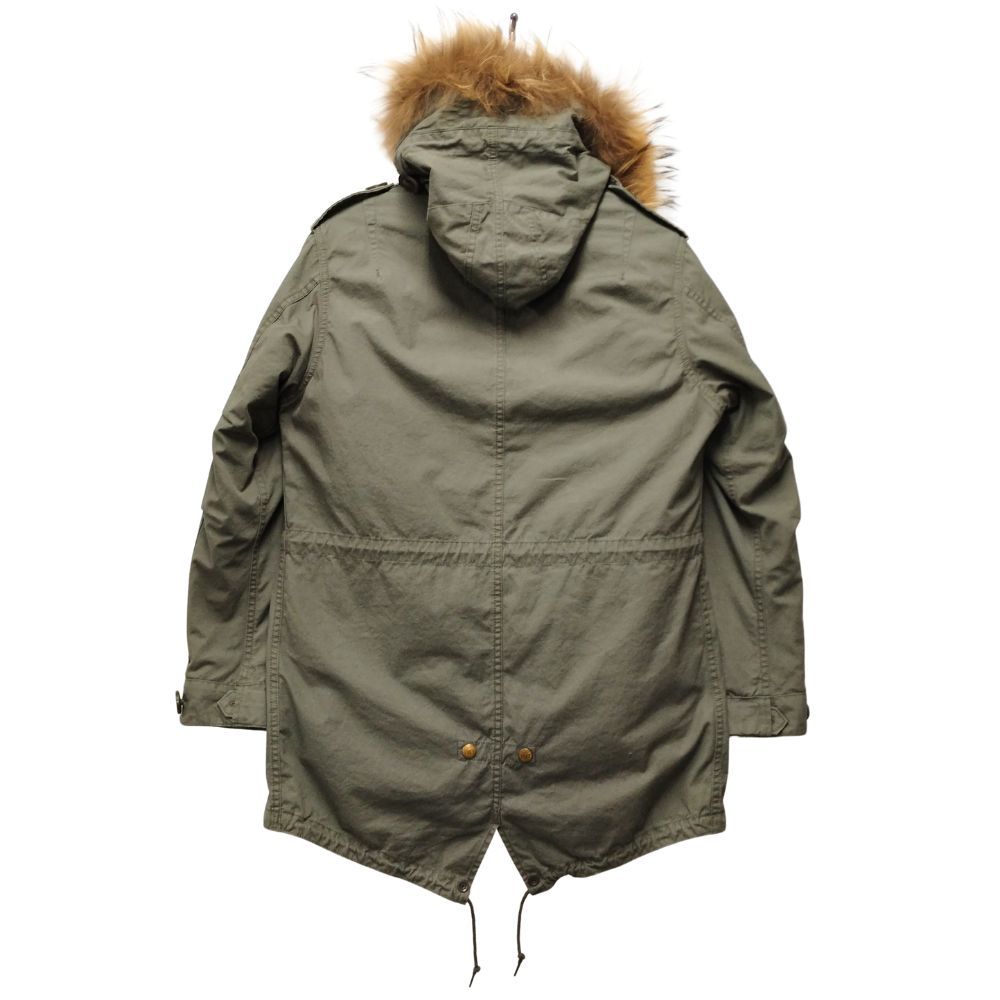 TMT×ALPHA M-51 モッズコート カーキ バンダナライナー Lサイズ TMT ティーエムティー × ALPHA INDUSTRIES M-51 JKT バンダナライナー