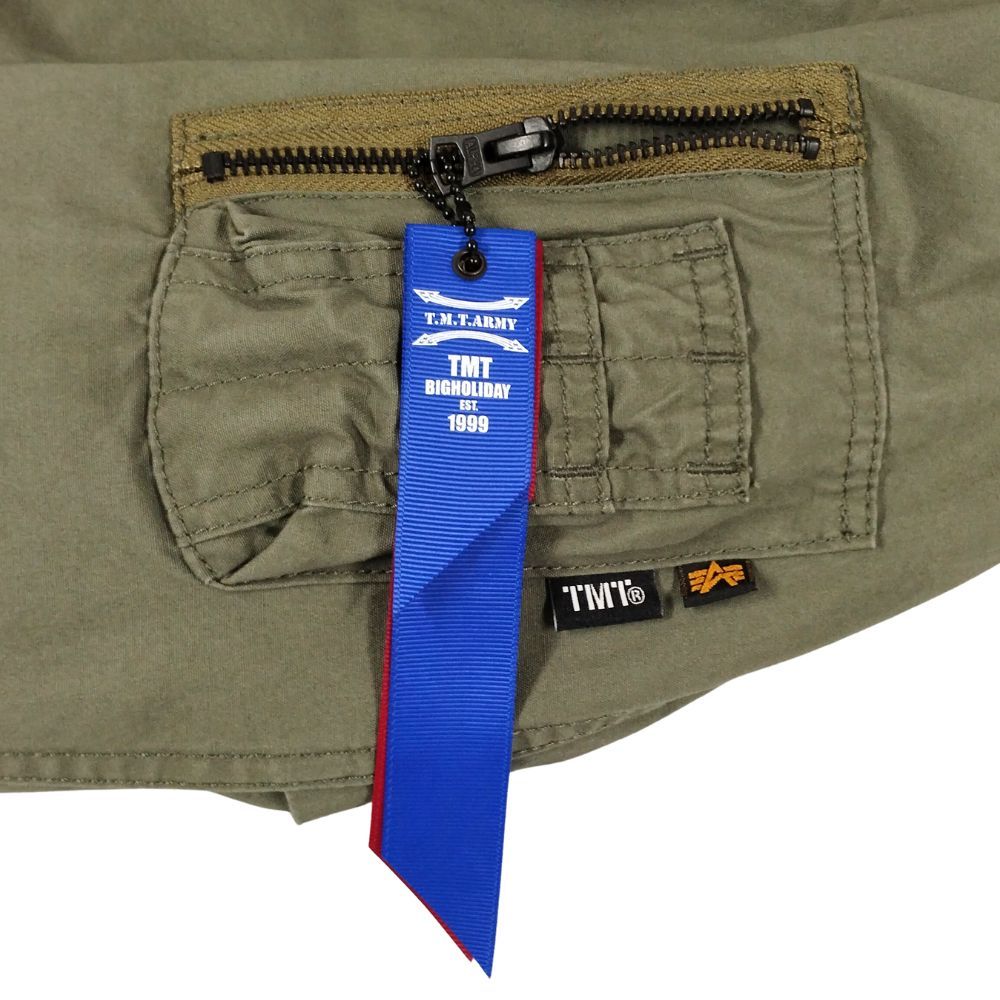 TMT ティーエムティー × ALPHA INDUSTRIES M-51 JKT バンダナライナー