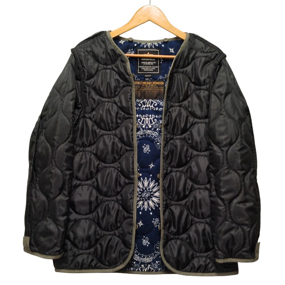 TMT ティーエムティー × ALPHA INDUSTRIES M-51 JKT バンダナライナー